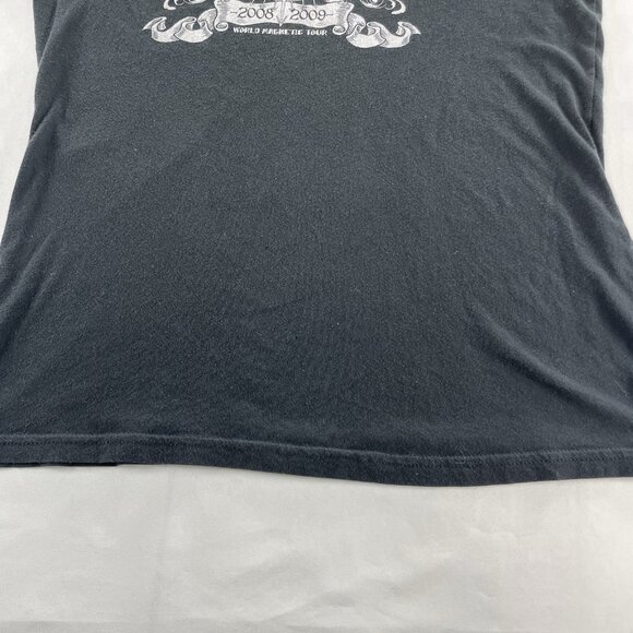 Metallica World Magnetic Tour Tee – Bay Island Sportswear – Black Graphic Shirt - Picture 4 of 11
